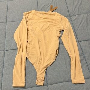 Skims Fits Everybody long sleeve crew neck bodysuit